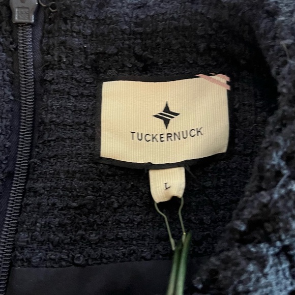 Tuckernuck Navy Tweed Jackie Dress Size large NWT - Picture 11 of 11